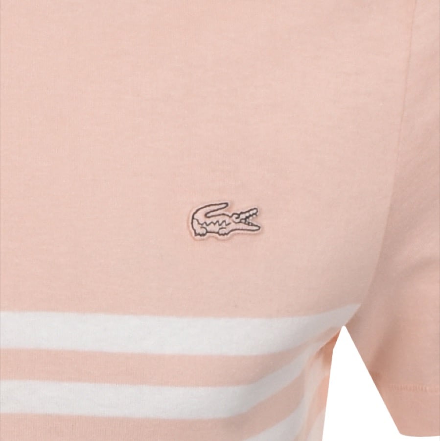 Alternative Image for ProductLacoste Crew Neck Logo T Shirt Pink3